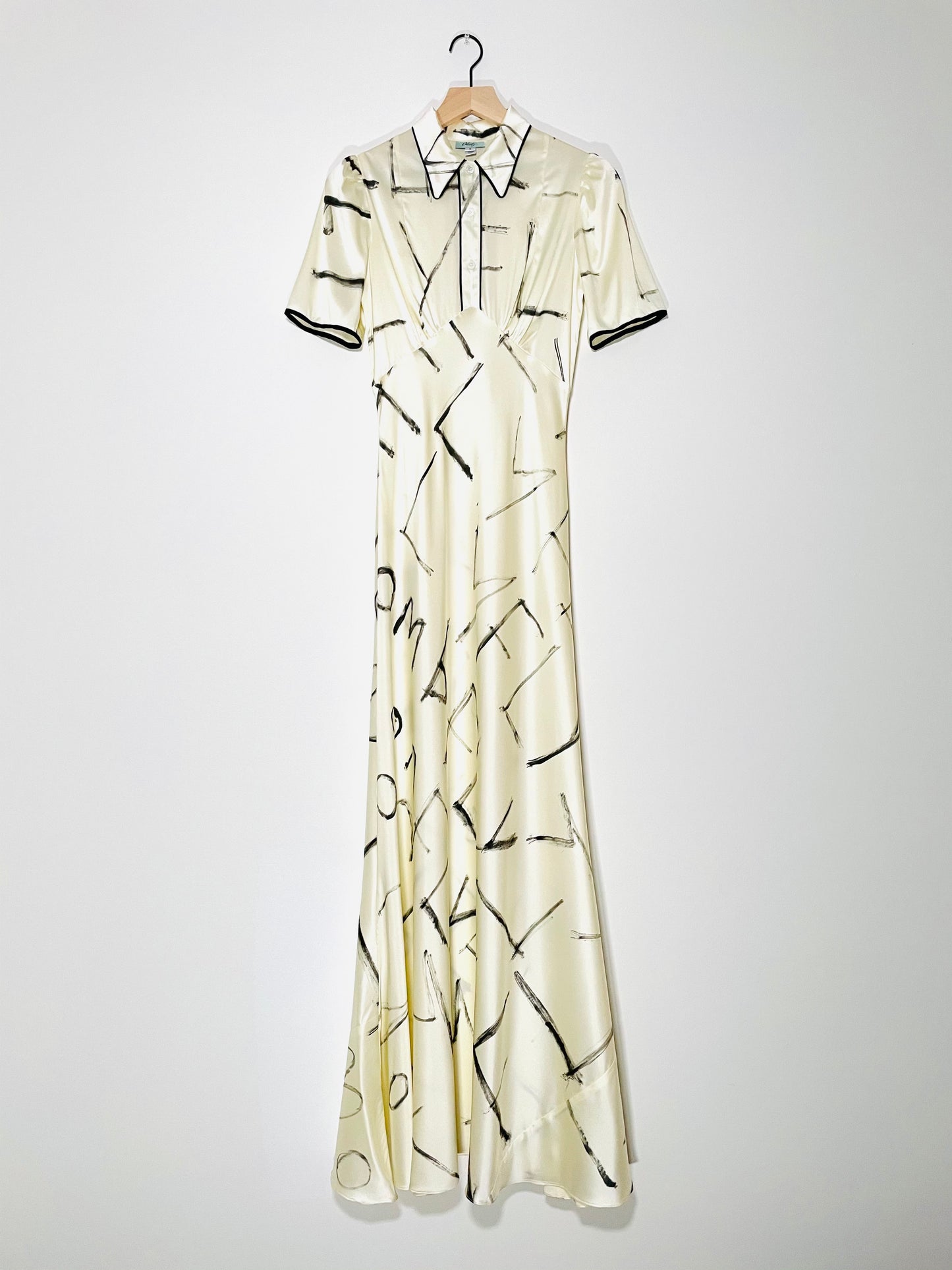 FLY IVORY SILK GOWN