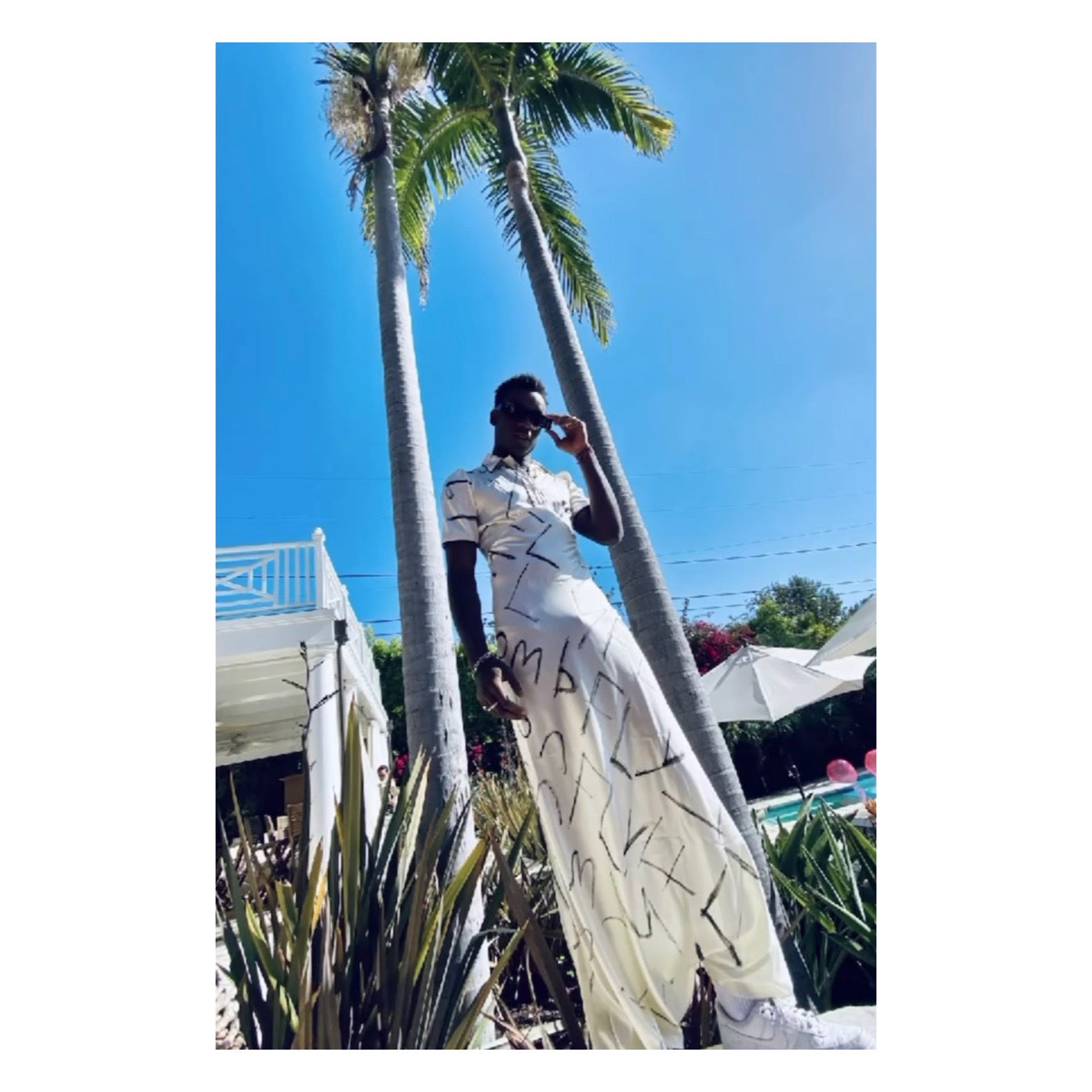 FLY IVORY SILK GOWN